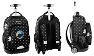 Plecaki szkolne i tornistry - Plecak na kółkach Beuniq Minnie Black PASO - miniaturka - grafika 1