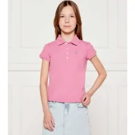 Koszulki dla dziewczynek - POLO RALPH LAUREN Polo Regular Fit pique - miniaturka - grafika 1