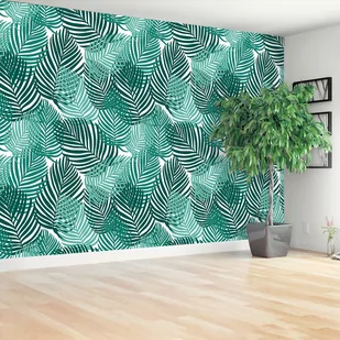 Fototapeta Tropikalne liście - Fototapety - miniaturka - grafika 1