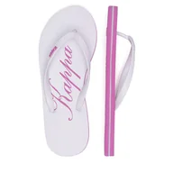 Klapki i japonki damskie - Japonki Kappa 351C23W Pink Fuchsia - White Kolorowy - miniaturka - grafika 1