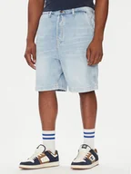 Spodenki męskie - DC Szorty jeansowe Carpenter ADYDS03022 Błękitny Baggy Fit - miniaturka - grafika 1