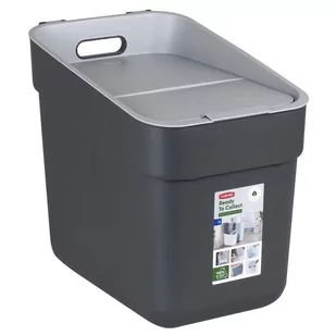 Ciemnoszary kosz na śmieci Curver Ready To Collect, 20 l - Kosze na śmieci - miniaturka - grafika 1