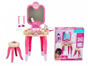 Toaletka Barbie z lampą do paznokci hybrydowych - Klein - Zabawki kreatywne - miniaturka - grafika 1