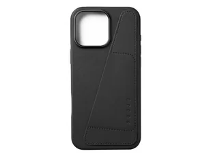Mujjo WalletLeather Case iPhone 16 Pro Max MagSafe black - Etui i futerały do telefonów - miniaturka - grafika 2