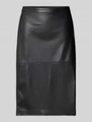 Spódnice - Spódnica ołówkowa o dopasowanym kroju z bocznym rozcięciem model ‘OLINE’ - miniaturka - grafika 1