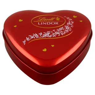 Lindt LIN.LINDOR MILK HEART TIN 50G 50 G - Cukierki - miniaturka - grafika 1