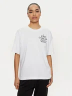 Koszulki i topy damskie - Champion T-Shirt 117473 Biały Loose Fit - miniaturka - grafika 1