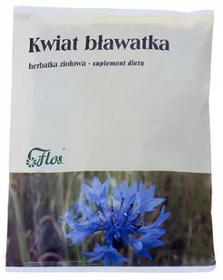 ZAKŁAD KONFEKCJONOWANIA ZIÓŁ "FLOS" ELŻBIETA I JAN Kwiat bławatka 25g Flos - Suplementy naturalne - miniaturka - grafika 1