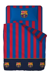 LEWANDOWSKI FC BARCELONA Komplet Pościeli 240 x 220 cm Barca Poszewka na Poduszke i Kołdre - Pościel dla dzieci - miniaturka - grafika 1