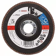Materiały ścierne - Bosch tarcza szlifierska Metal top 125mm 60 tkanina prosta - miniaturka - grafika 1
