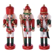 Ozdoby bożonarodzeniowe - Ozdoby świąteczne Nutcracker 3 szt - miniaturka - grafika 1
