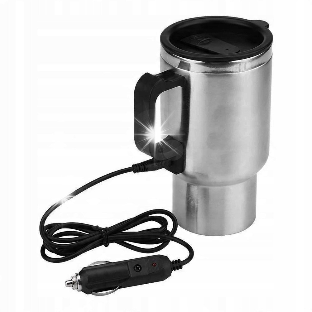 KUBEK TERMICZNY SAMOCHODOWY PODGRZEWANY 450ML