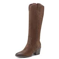 Botki damskie - MARCO TOZZI Damskie botki 2-25583-41, Cafe Nubuck, 40 EU - miniaturka - grafika 1