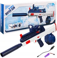 Zabawki i gry sportowe - Karabin Pistolet Na Wodę Dla Dzieci Lufa Automatyczny Miotacz 250 Ml + Aku - miniaturka - grafika 1