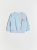 Bluzy i sweterki niemowlęce - Reserved - Bluza oversize Król Lew - jasnoniebieski - miniaturka - grafika 1
