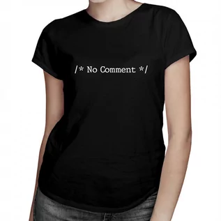 Koszulki męskie - /* No Comment */ - damska koszulka z nadrukiem 8484 - grafika 1
