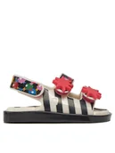 Buty dla dziewczynek - Melissa Sandały Mini Melissa Estrelar + Fabula Bb 35721 Czarny - miniaturka - grafika 1