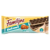 Batoniki - Familijne Gofrowe wafle o smaku słony karmel 140 g - miniaturka - grafika 1