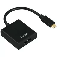 Kable USB - Hama Kabel USB Typ-C DisplayPort 0.1 m - miniaturka - grafika 1