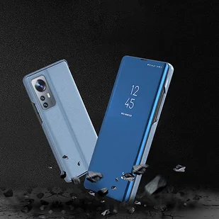 Clear View Case etui Xiaomi 12 Lite pokrowiec z klapką różowe - Etui i futerały do telefonów - miniaturka - grafika 8