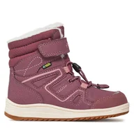 Buty dla dziewczynek - Śniegowce ZigZag Rincet Kids Winterboot WP Z214266 Czerwony - miniaturka - grafika 1