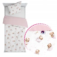 Pościel dla dzieci - Dziecięca Pościel 150x200 na Kołdrę Poduszkę 50x60 Bawełna Misie w Kocykach - miniaturka - grafika 1
