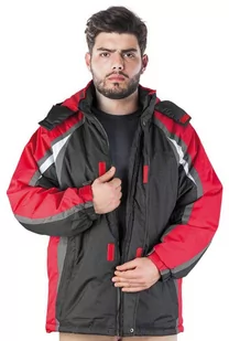 Reis Roger_Bcsxl Firrst. izolowana kurtka ochronna, czarno-czerwono-szara, rozmiar XL - Moda i Uroda OUTLET - miniaturka - grafika 1