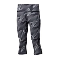 Spodnie damskie - Mizuno spodnie damskie Hineri Reversible 3/4 Tight - ciemnoszary, szary szary ciemnoszary L - miniaturka - grafika 1