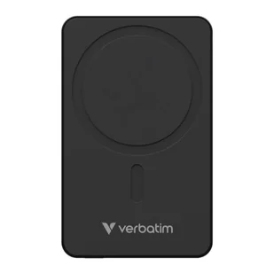 Verbatim, powerbank z ładowaniem bezprzewodowym, 5V, ładowanie telefonu, 32227, 10000mAh, Mocowanie magnetyczne, Czarny - Powerbanki - miniaturka - grafika 1