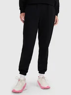 Spodnie sportowe damskie - 4F Spodnie dresowe w kolorze czarnym - miniaturka - grafika 1