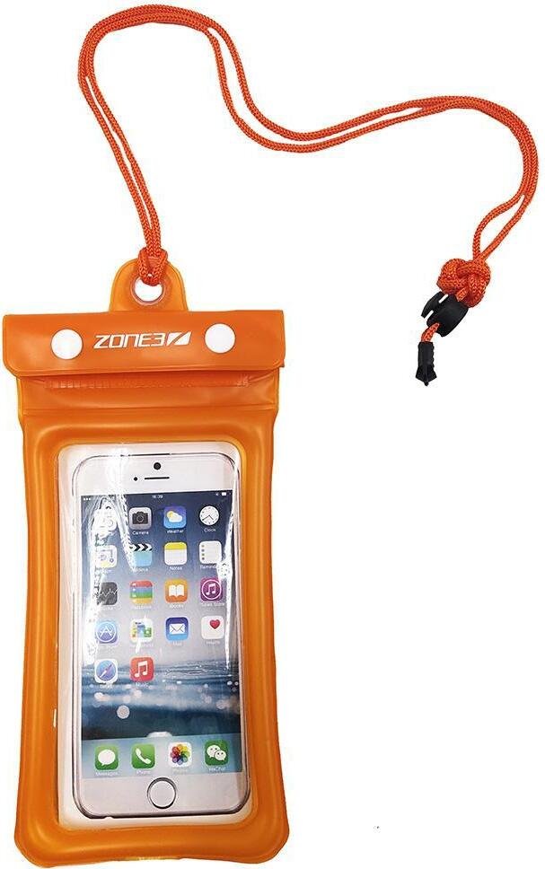Zone3 Zone3 Waterproof Phone Pouch, przezroczysty/pomarańczowy 2021 Pokrowce i etui do telefonów komórkowych SA21WPP113/OS