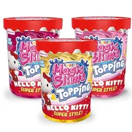 Masy plastyczne - CRAZE Magic Slime Topping Hello Kitty Magic Slime puszka dla dzieci, zawiera 70 ml Slime i dwie polewy - miniaturka - grafika 1