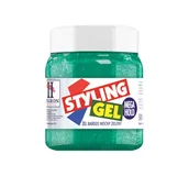 Kosmetyki do stylizacji włosów - Hegron Styling Gel Mega Hold żel bardzo mocny zielony 500ml - miniaturka - grafika 1
