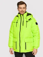 Kurtki męskie - Calvin Klein Jeans Kurtka zimowa J30J318679 Zielony Oversize - miniaturka - grafika 1