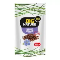 Zdrowa żywność - Big Nature Siemię lniane ziarno Duża Paka 250 g - miniaturka - grafika 1