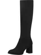 Moda i Uroda OUTLET - Tamaris Damskie buty 1-25525-43 do kolan, czarne, 39 EU, czarny, 39 EU - miniaturka - grafika 1