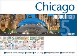 Chicago Popout Map - Pozostałe książki - miniaturka - grafika 1