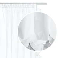 Firany - Biała Firana Z Falbanką 140x250 RUFFY - miniaturka - grafika 1