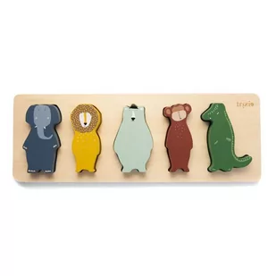 Trixie Baby Trixie Baby - Animals Drewniane Puzzle w Kształcie Zwierząt - Puzzle - miniaturka - grafika 1