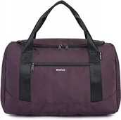 Akcesoria podróżnicze - TORBA PODRÓŻNA BAGAŻ PODRĘCZNY RYANAIR Ecohub 40X20X25cm 20L ŚLIWKOWY - miniaturka - grafika 1