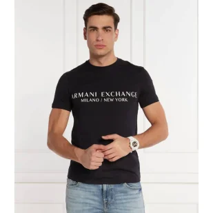 Armani Exchange T-shirt | Slim Fit - Koszulki męskie - miniaturka - grafika 1