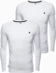 Ombre Zestaw longsleeve męski z długim rękawem - mix 2-pak V2 Z40 XXL - Koszulki męskie - miniaturka - grafika 1