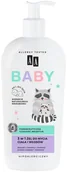 Kosmetyki kąpielowe dla dzieci - AA BABY 3 w1 Żel do mycia ciała i włosów 400 ml - miniaturka - grafika 1