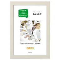 Ramki na zdjęcia - Ramka drewniana PINIA 04 PAK 15 x 21 cm beżowy - miniaturka - grafika 1