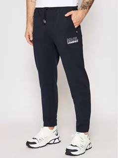 Spodnie męskie - LAGERFELD KARL Spodnie dresowe 705035 511902 Granatowy Regular Fit - grafika 1