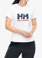 Koszulki i topy damskie - Koszulka z nadrukiem damska Helly Hansen HH Logo T-Shirt 2.0 - white - miniaturka - grafika 1