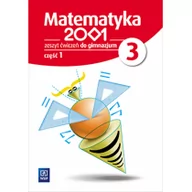 Podręczniki dla liceum - Matematyka 2001. Klasa 3. Ćwiczenia, część 1 - miniaturka - grafika 1