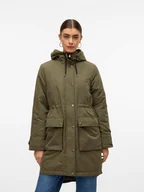 Kurtki damskie - Vero Moda Parka w kolorze khaki - miniaturka - grafika 1