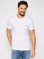 Koszulki męskie - t-shirt uomo lee 112113578 patch logo white - miniaturka - grafika 1