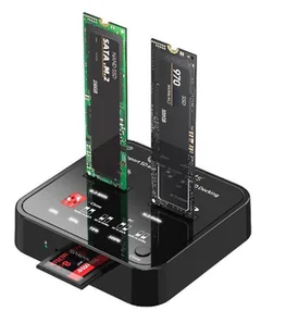 CoreParts MS-CLONER-M2-SD duplikator Czarny - Duplikatory płyt - miniaturka - grafika 1